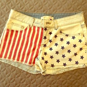 American flag shorts